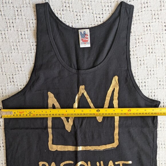 Vintage JUNK FOOD Basquiat Men Women Unisex  Muscle Shirt Size L Tank top - Picture 3 of 5